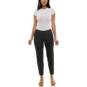 imageZac ampamp Rachel Womens Pullon Ankle Length Pants with Millennium FabricBlackWhite