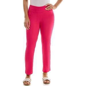 imageZac ampamp Rachel Womens Pullon Ankle Length Pants with Millennium FabricBright Rose