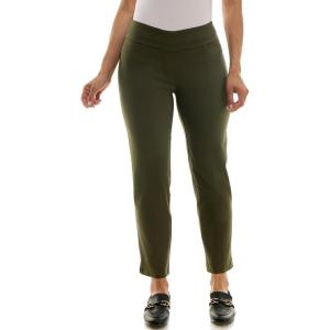 imageZac ampamp Rachel Womens Pullon Ankle Length Pants with Millennium FabricGrape Leaf