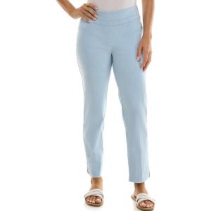 imageZac ampamp Rachel Womens Pullon Ankle Length Pants with Millennium FabricHeathered Riviera