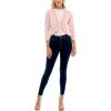 imageZac ampamp Rachel Womens 34 Sleeve Open Faced Shrug with Tiered Scallop DetailsBlush