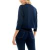 imageZac ampamp Rachel Womens 34 Sleeve Open Faced Shrug with Tiered Scallop DetailsNavy Blazer