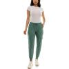 imageZac ampamp Rachel Womens Brushed Dty Cargo Jogger with Functional Pockets and Tie WaistbandDusty Seafoam