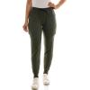 imageZac ampamp Rachel Womens Brushed Dty Jogger with Cargo Pcoket and Sectional Leg DetailOlive