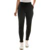 imageZac ampamp Rachel Womens Brushed Dty Jogger with Functional Pockets Elastic  Tie Waist and Rolled Ankle CuffBlack