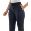 imageZac ampamp Rachel Womens Brushed Dty Jogger with Functional Pockets Elastic  Tie Waist and Rolled Ankle CuffNavy