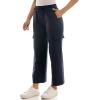 imageZac ampamp Rachel Womens Brushed Dty Wide Leg Jogger with Cargo Pocket DetailNavy