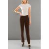 imageZac ampamp Rachel Womens Flattering Pullon Slim Leg Pant with Tummy Control PanelChocolate