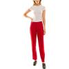 imageZac ampamp Rachel Womens Flattering Pullon Slim Leg Pant with Tummy Control PanelImperial Red