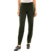 imageZac ampamp Rachel Womens Flattering Pullon Slim Leg Pant with Tummy Control PanelRosin Olie