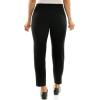 imageZac ampamp Rachel Womens Plus Pullon Ankle Length Pants with Millennium FabricBlack