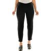 imageZac ampamp Rachel Womens Plus Pullon Ankle Length Pants with Millennium FabricBlack