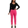 imageZac ampamp Rachel Womens Plus Pullon Ankle Length Pants with Millennium FabricFuchsia Bloom