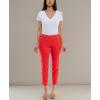 imageZac ampamp Rachel Womens Plus Pullon Ankle Length Pants with Millennium FabricPoppy Red