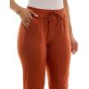 imageZac ampamp Rachel Womens Pull on Jogger Pant with Tie Front and Side PocketsArabian Spice