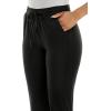 imageZac ampamp Rachel Womens Pull on Jogger Pant with Tie Front and Side PocketsBlack