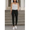 imageZac ampamp Rachel Womens Pull on Jogger Pant with Tie Front and Side PocketsBlack