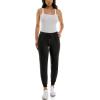 imageZac ampamp Rachel Womens Pull on Jogger Pant with Tie Front and Side PocketsBlack