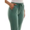imageZac ampamp Rachel Womens Pull on Jogger Pant with Tie Front and Side PocketsDusty Seafoam