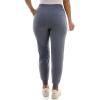 imageZac ampamp Rachel Womens Pull on Jogger Pant with Tie Front and Side PocketsGrisaille