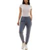 imageZac ampamp Rachel Womens Pull on Jogger Pant with Tie Front and Side PocketsGrisaille