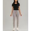 imageZac ampamp Rachel Womens Pull on Jogger Pant with Tie Front and Side PocketsLight Grey