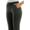 imageZac ampamp Rachel Womens Pull on Jogger Pant with Tie Front and Side PocketsOlive
