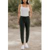 imageZac ampamp Rachel Womens Pull on Jogger Pant with Tie Front and Side PocketsOlive