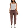 imageZac ampamp Rachel Womens Pull on Jogger Pant with Tie Front and Side PocketsPeppercorn