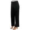 imageZac ampamp Rachel Womens Pull on Millennium Wide Leg Pant WHardware Waist TabsBlack