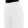 imageZac ampamp Rachel Womens Pull on Millennium Wide Leg Pant WHardware Waist TabsOptic White