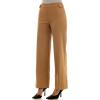 imageZac ampamp Rachel Womens Pull on Millennium Wide Leg Pant WHardware Waist TabsToasted Coconut