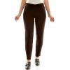 imageZac ampamp Rachel Womens Pullon Ankle Pants with BandChocolate