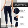 imageZac ampamp Rachel Womens Pullon Ankle Pants with BandTurkish Tile