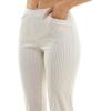 imageZac ampamp Rachel Womens Seersucker Millenium Ankle Length Pant with Front Half PocketKhakiWhite