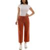 imageZac ampamp Rachel Womens Brushed Dty Wide Leg Jogger with Cargo Pocket DetailArabian Spice