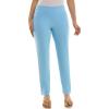 imageZac ampamp Rachel Womens Millennium Fabric PullOn Slim Leg PantAiry Blue