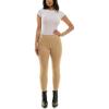 imageZac ampamp Rachel Womens Pull on Ankle Pant with Metal TabGiverny Tan