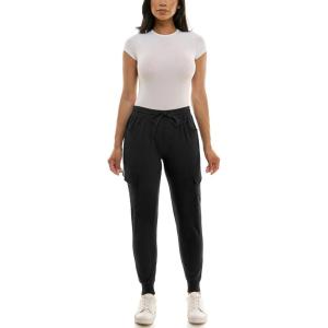 imageZac ampamp Rachel Womens Brushed Dty Jogger with Cargo Pcoket and Sectional Leg DetailBlack