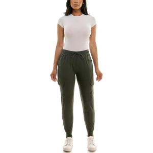 imageZac ampamp Rachel Womens Brushed Dty Jogger with Cargo Pcoket and Sectional Leg DetailOlive