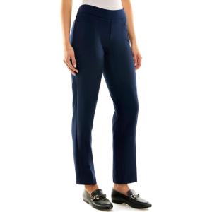 imageZac ampamp Rachel Womens Flattering Pullon Slim Leg Pant with Tummy Control PanelCeleb Navy