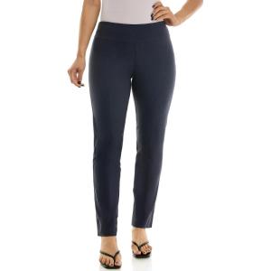 imageZac ampamp Rachel Womens Millennium Fabric PullOn Slim Leg PantHeathered Navy