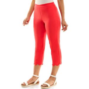 imageZac ampamp Rachel Womens New Millennium Flattering Pullon PantsHibiscus