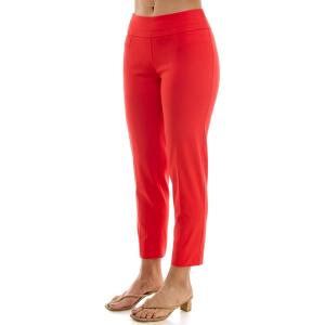 imageZac ampamp Rachel Womens Plus Pullon Ankle Length Pants with Millennium FabricPoppy Red