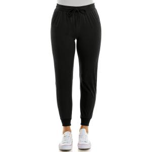 imageZac ampamp Rachel Womens Pull on Jogger Pant with Tie Front and Side PocketsBlack