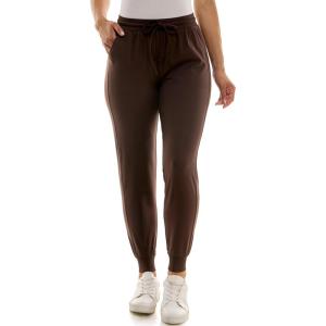imageZac ampamp Rachel Womens Pull on Jogger Pant with Tie Front and Side PocketsEspresso