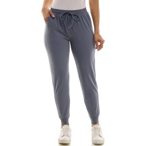 imageZac ampamp Rachel Womens Pull on Jogger Pant with Tie Front and Side PocketsGrisaille