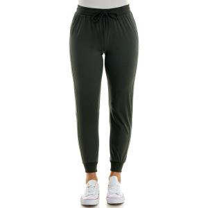 imageZac ampamp Rachel Womens Pull on Jogger Pant with Tie Front and Side PocketsOlive