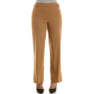 imageZac ampamp Rachel Womens Pull on Millennium Wide Leg Pant WHardware Waist TabsToasted Coconut