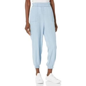 imageZac ampamp Rachel Womens Pull on Tencel Jogger Pant with Elastic Waistband and AnkleLight Wash